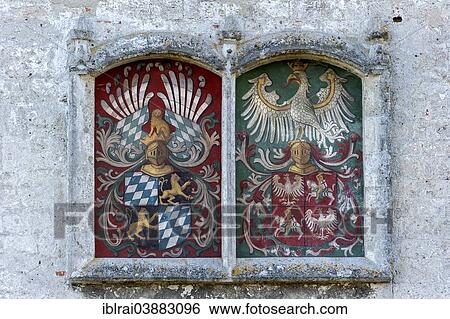"Bavarian-Polish alliance crest on the Georgstor gate, 3rd castle yard, Burghausen Castle, Upper Bavaria, Bavaria, Germany, Europe" View Large Photo Image Stock Photograph - "Bavarian-Polish alliance crest on the Georgstor gate, 3rd castle yard, Burghausen Castle, Upper Bavaria, Bavaria, Germany, Europe". Fotosearch