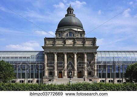 "Bavarian State Chancellery with the equestrian statue of Otto I or Otto of Wittelsbach, 1117 - 1183, Munich, Bavaria, Germany, Europe" View Large Photo Image Stock Photo - "Bavarian State Chancellery with the equestrian statue of Otto I or Otto of Wittelsbach, 1117 - 1183, Munich, Bavaria, Germany, Europe". Fotosearch