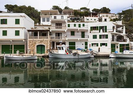 "Bay and harbour of Cala Figuera, Santanyi Region, Mallorca, Majorca, Balearic Islands, Mediterranean Sea, Spain, Europe" View Large Photo Image Stock Image - "Bay and harbour of Cala Figuera, Santanyi Region, Mallorca, Majorca, Balearic Islands, Mediterranean Sea, Spain, Europe". Fotosearch