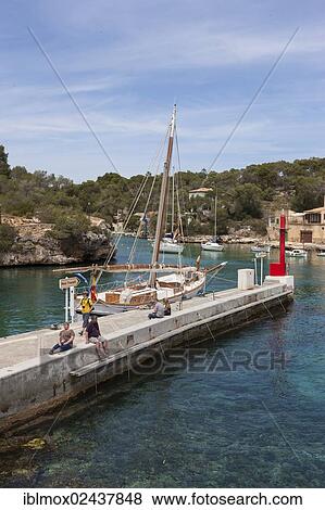 "Bay and harbour of Cala Figuera, Santanyi Region, Mallorca, Majorca, Balearic Islands, Mediterranean Sea, Spain, Europe" View Large Photo Image Stock Photo - "Bay and harbour of Cala Figuera, Santanyi Region, Mallorca, Majorca, Balearic Islands, Mediterranean Sea, Spain, Europe". Fotosearch