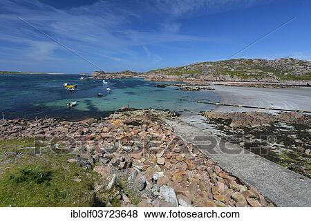 "Bay and harbour of Fionnphort, Argyll, Scotland, Isle of Mull, United Kingdom, Europe" View Large Photo Image Stock Photo - "Bay and harbour of Fionnphort, Argyll, Scotland, Isle of Mull, United Kingdom, Europe". Fotosearch