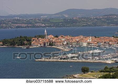 "Bay and marina of Izola, Izola, Slovenian Littoral, Slovenia, Europe" View Large Photo Image Stock Photo - "Bay and marina of Izola, Izola, Slovenian Littoral, Slovenia, Europe". Fotosearch