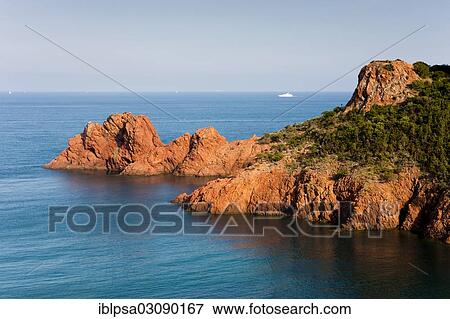"Bay in the Esterel region, Alpes Maritimes, Cote d??Azur, Departement Var, Region Provence-Alpes-Cote d? ÇÖAzur, France, Europe" View Large Photo Image Stock Photo - "Bay in the Esterel region, Alpes Maritimes, Cote d??Azur, Departement Var, Region Provence-Alpes-Cote d? ÇÖAzur, France, Europe". Fotosearch