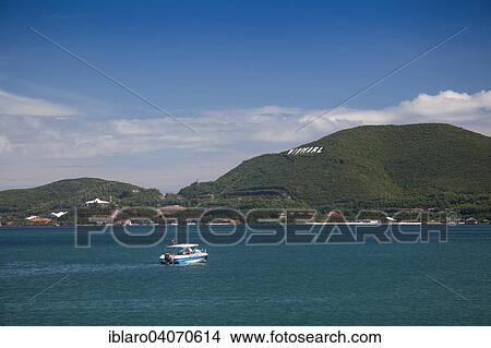 "Bay of Nha Trang, Vinpearl island at the back, South China Sea, Nha Trang, Vietnam, Asia" View Large Photo Image Picture - "Bay of Nha Trang, Vinpearl island at the back, South China Sea, Nha Trang, Vietnam, Asia". Fotosearch