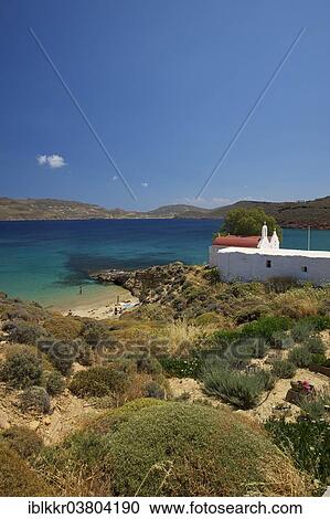 "Bay of Panormos, Agios Sostis, Mykonos, Cyclades, Greece, Europe" View Large Photo Image Stock Image - "Bay of Panormos, Agios Sostis, Mykonos, Cyclades, Greece, Europe". Fotosearch