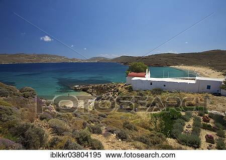 "Bay of Panormos, Agios Sostis, Mykonos, Cyclades, Greece, Europe" View Large Photo Image Stock Photography - "Bay of Panormos, Agios Sostis, Mykonos, Cyclades, Greece, Europe". Fotosearch