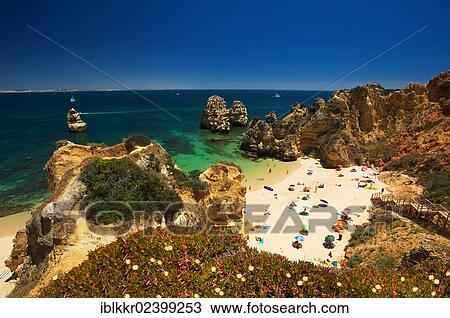 "Bay of Praia do Camilo, Algarve, Portugal, Europe" View Large Photo Image Stock Image - "Bay of Praia do Camilo, Algarve, Portugal, Europe". Fotosearch