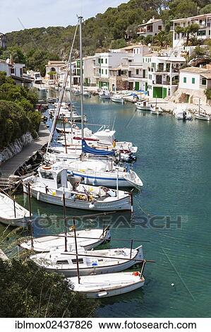 "Bay with fishing boats, harbour of Cala Figuera, Santanyi Region, Mallorca, Majorca, Balearic Islands, Mediterranean Sea, Spain, Europe" View Large Photo Image Stock Photograph - "Bay with fishing boats, harbour of Cala Figuera, Santanyi Region, Mallorca, Majorca, Balearic Islands, Mediterranean Sea, Spain, Europe". Fotosearch