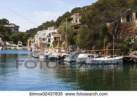"Bay with fishing boats, harbour of Cala Figuera, Santanyi Region, Mallorca, Majorca, Balearic Islands, Mediterranean Sea, Spain, Europe" View Large Photo Image Stock Photography - "Bay with fishing boats, harbour of Cala Figuera, Santanyi Region, Mallorca, Majorca, Balearic Islands, Mediterranean Sea, Spain, Europe". Fotosearch