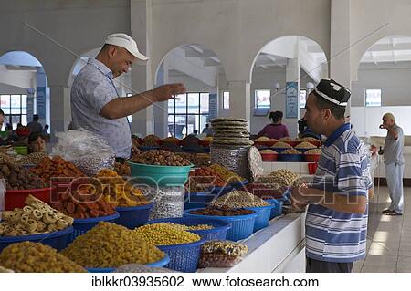 Stock Image - "Bazaar, Bukhara, Uzbekistan, Asia". Fotosearch
