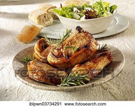 BBQ lamb with rosemary View Large Photo Image Stock Image - BBQ lamb with rosemary. Fotosearch
