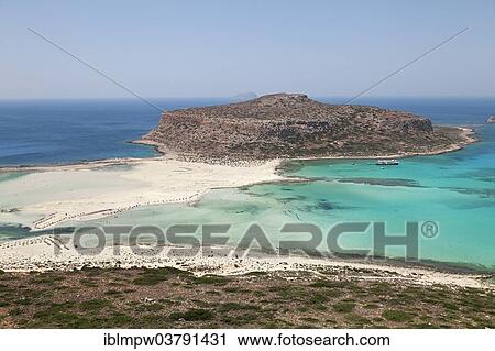 "Beach and Bay of Balos, Crete, Greece, Europe" View Large Photo Image Stock Image - "Beach and Bay of Balos, Crete, Greece, Europe". Fotosearch