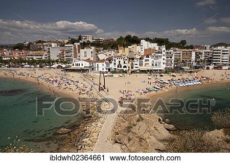 "Beach and coast, Blanes, La Selva, Costa Brava, Catalonia, Spain, Europe, PublicGround, Europe" View Large Photo Image Stock Image - "Beach and coast, Blanes, La Selva, Costa Brava, Catalonia, Spain, Europe, PublicGround, Europe". Fotosearch