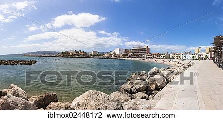 "Beach and harbor of Portixol, Palma de Mallorca, Balearic Islands, Mallorca, Majorca, Mediterranean, Europe" View Large Photo Image Stock Image - "Beach and harbor of Portixol, Palma de Mallorca, Balearic Islands, Mallorca, Majorca, Mediterranean, Europe". Fotosearch