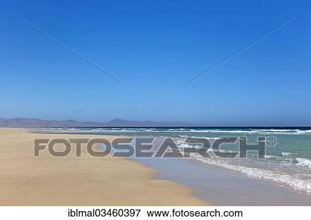 "Beach and the sea, Risco del Paso, Fuerteventura, Canary Islands, Spain, Europe" View Large Photo Image Stock Photo - "Beach and the sea, Risco del Paso, Fuerteventura, Canary Islands, Spain, Europe". Fotosearch
