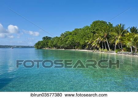 Stock Image - "Beach, Aore Island, Sanma Province, Vanuatu, Oceania". Fotosearch