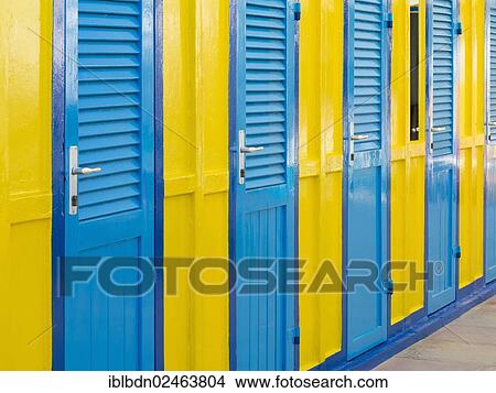 "Beach cabins, Riccione, Italy, Europe" View Large Photo Image Picture - "Beach cabins, Riccione, Italy, Europe". Fotosearch