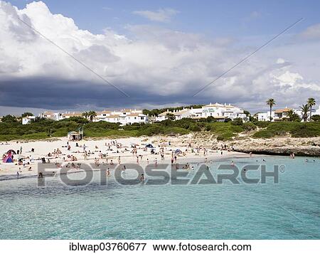 "Beach, Cala en Bosch, Minorca, Balearic Islands, Spain, Europe" View Large Photo Image Stock Photo - "Beach, Cala en Bosch, Minorca, Balearic Islands, Spain, Europe". Fotosearch