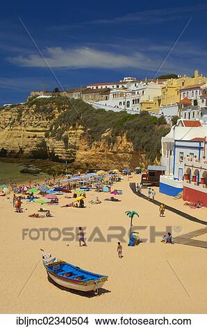 "Beach, Carvoeiro, Lagoa, Algarve, Portugal, Europe" View Large Photo Image Picture - "Beach, Carvoeiro, Lagoa, Algarve, Portugal, Europe". Fotosearch