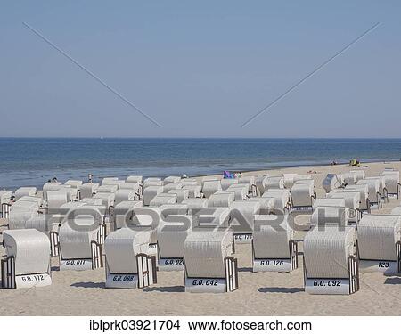 "Beach chairs on the beach, Baltic seaside resort of Sellin, Rugen, Mecklenburg-Western Pomerania, Germany, Europe" View Large Photo Image Picture - "Beach chairs on the beach, Baltic seaside resort of Sellin, Rugen, Mecklenburg-Western Pomerania, Germany, Europe". Fotosearch