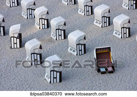 "Beach chairs, Rugen Island, Mecklenburg-Western Pomerania, Germany, Europe" View Large Photo Image Stock Image - "Beach chairs, Rugen Island, Mecklenburg-Western Pomerania, Germany, Europe". Fotosearch