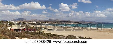 Stock Photograph - "Beach, Costa Calma, Fuerteventura, Canary Islands, Spain, Europe". Fotosearch