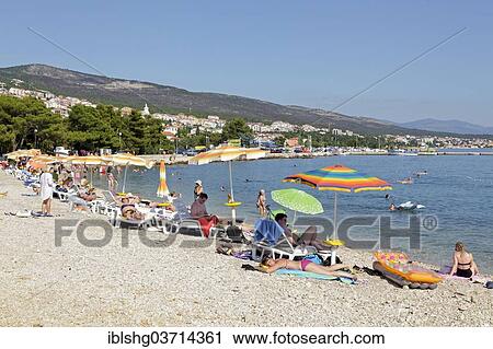 "Beach, Crikvenica, Kvarner Gulf, Croatia, Europe" View Large Photo Image Stock Image - "Beach, Crikvenica, Kvarner Gulf, Croatia, Europe". Fotosearch