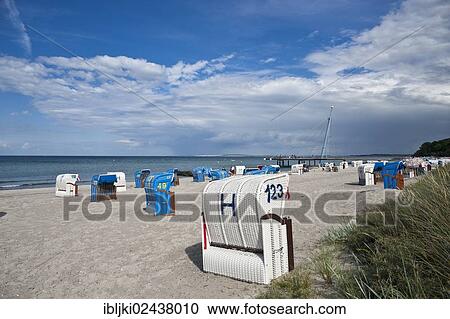 Stock Image - "Beach, Hohwacht Bay, Hohwacht, Baltic Sea, Schleswig-Holstein, Germany, Europe". Fotosearch