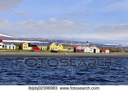 "Beach houses, Vigur, Iceland, Europe" View Large Photo Image Stock Image - "Beach houses, Vigur, Iceland, Europe". Fotosearch