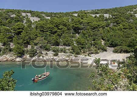 "Beach in a bay, near Donja Klada, Kvarner Gulf, Croatia, Europe" View Large Photo Image Picture - "Beach in a bay, near Donja Klada, Kvarner Gulf, Croatia, Europe". Fotosearch