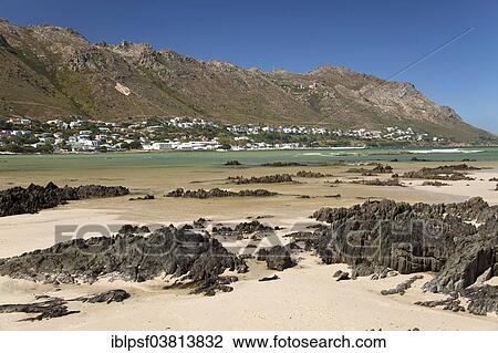 Stock Image - "Beach in Gordon's Bay, Western Cape, South Africa, Africa". Fotosearch