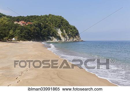 Stock Photography - "Beach in Kapisuyu, Black Sea, Bartin Province, Black Sea Region, Turkey, Asia". Fotosearch