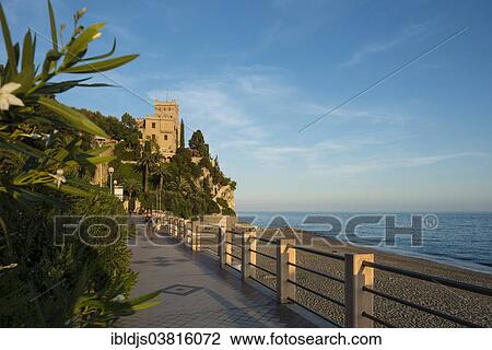 "Beach in the evening light, Finale Ligure, Province of Savona, Liguria, Italy, Europe" View Large Photo Image Stock Image - "Beach in the evening light, Finale Ligure, Province of Savona, Liguria, Italy, Europe". Fotosearch