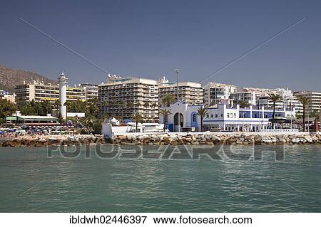 "Beach, lighthouse and high-rise buildings, Marbella, Costa del Sol, Andalusia, Spain, Europe, PublicGround, Europe" View Large Photo Image Stock Photo - "Beach, lighthouse and high-rise buildings, Marbella, Costa del Sol, Andalusia, Spain, Europe, PublicGround, Europe". Fotosearch