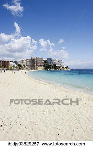 "Beach, Magaluf, Calvia, Majorca, Balearic Islands, Spain, Europe" View Large Photo Image Stock Photo - "Beach, Magaluf, Calvia, Majorca, Balearic Islands, Spain, Europe". Fotosearch