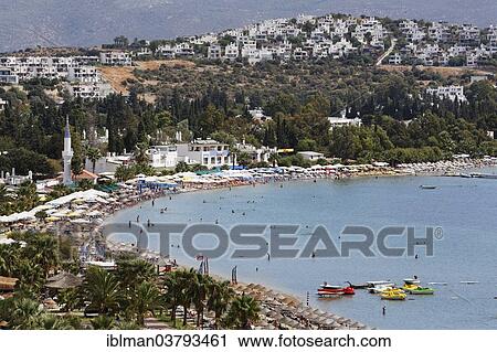 "Beach of Bitez, Bodrum Peninsula, Bodrum, Mugla province, Aegean Region, Turkey, Asia" View Large Photo Image Stock Image - "Beach of Bitez, Bodrum Peninsula, Bodrum, Mugla province, Aegean Region, Turkey, Asia". Fotosearch