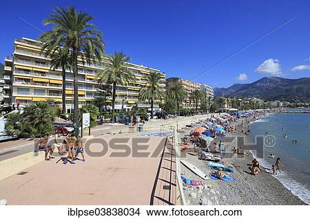 "Beach of Carnoles, looking towards the ridge of the border to Italy, Roquebrune Cap Martin, Maritime Alps, Provence Alpes Cote d'Azur, France, Europe" View Large Photo Image Picture - "Beach of Carnoles, looking towards the ridge of the border to Italy, Roquebrune Cap Martin, Maritime Alps, Provence Alpes Cote d'Azur, France, Europe". Fotosearch
