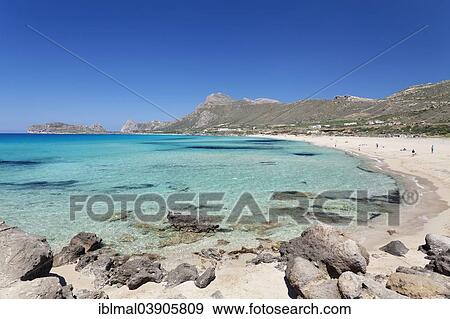 "Beach of Falassarna on the west coast, Crete, Greece, Europe" View Large Photo Image Stock Photo - "Beach of Falassarna on the west coast, Crete, Greece, Europe". Fotosearch