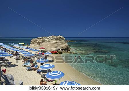 "Beach of Tropea, Calabria, Italy, Europe" View Large Photo Image Stock Photo - "Beach of Tropea, Calabria, Italy, Europe". Fotosearch