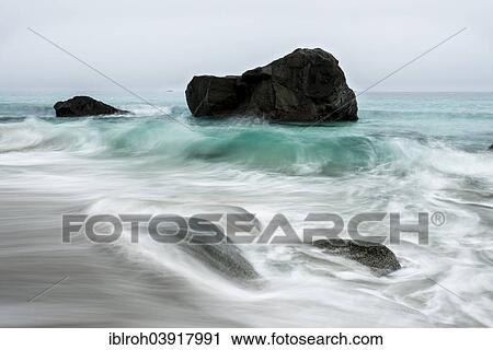 "Beach of Utakleiv, Vestvagoy, Lofoten, Norway, Europe" View Large Photo Image Stock Image - "Beach of Utakleiv, Vestvagoy, Lofoten, Norway, Europe". Fotosearch