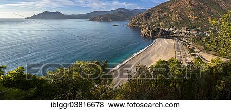 Stock Photo - "Beach, Porto, Golfe de Porto, Corse-du-Sud, Corsica, France, Europe". Fotosearch