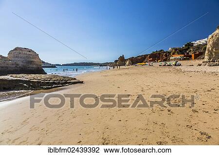 "Beach Praia da Rocha, Portimao, Algarve, Atlantic, Portugal, Europe" View Large Photo Image Stock Image - "Beach Praia da Rocha, Portimao, Algarve, Atlantic, Portugal, Europe". Fotosearch