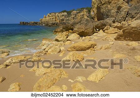 "Beach Praia do Castelo, Albufeira, Algarve, Portugal, Europe" View Large Photo Image Picture - "Beach Praia do Castelo, Albufeira, Algarve, Portugal, Europe". Fotosearch
