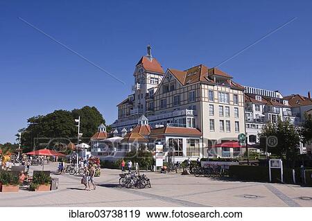 Stock Photo - "Beach promenade, Kuhlungsborn, Mecklenburg-Western Pomerania, Germany, Europe". Fotosearch