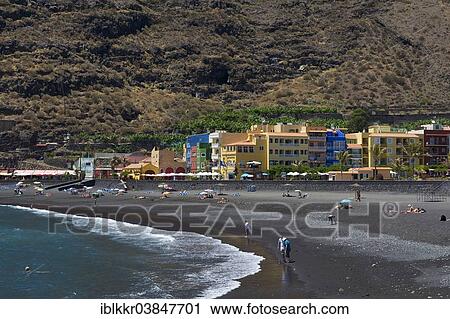"Beach, Puerto de Tazacorte, La Palma, Canary Islands, Spain, Europe" View Large Photo Image Stock Image - "Beach, Puerto de Tazacorte, La Palma, Canary Islands, Spain, Europe". Fotosearch