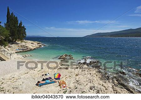 "Beach, Rabac, Istria, Croatia, Europe" View Large Photo Image Stock Image - "Beach, Rabac, Istria, Croatia, Europe". Fotosearch