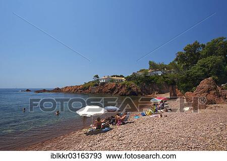 "Beach, Saint-Raphael, French Riviera, Var, Provence-Alpes-Cote d? ÇÖAzur, France, Europe" View Large Photo Image Stock Image - "Beach, Saint-Raphael, French Riviera, Var, Provence-Alpes-Cote d? ÇÖAzur, France, Europe". Fotosearch