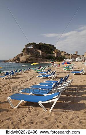 "Beach, the historic district of Villa Vela at the back, Tossa de Mar, Costa Brava, Catalonia, Spain, Europe, PublicGround, Europe" View Large Photo Image Stock Photograph - "Beach, the historic district of Villa Vela at the back, Tossa de Mar, Costa Brava, Catalonia, Spain, Europe, PublicGround, Europe". Fotosearch