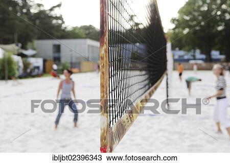 "Beach volleyball, field, net" View Large Photo Image Stock Image - "Beach volleyball, field, net". Fotosearch