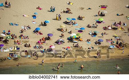 "Beach with bathers, La Grande-Motte, Languedoc-Roussillon, France, Europe" View Large Photo Image Stock Image - "Beach with bathers, La Grande-Motte, Languedoc-Roussillon, France, Europe". Fotosearch